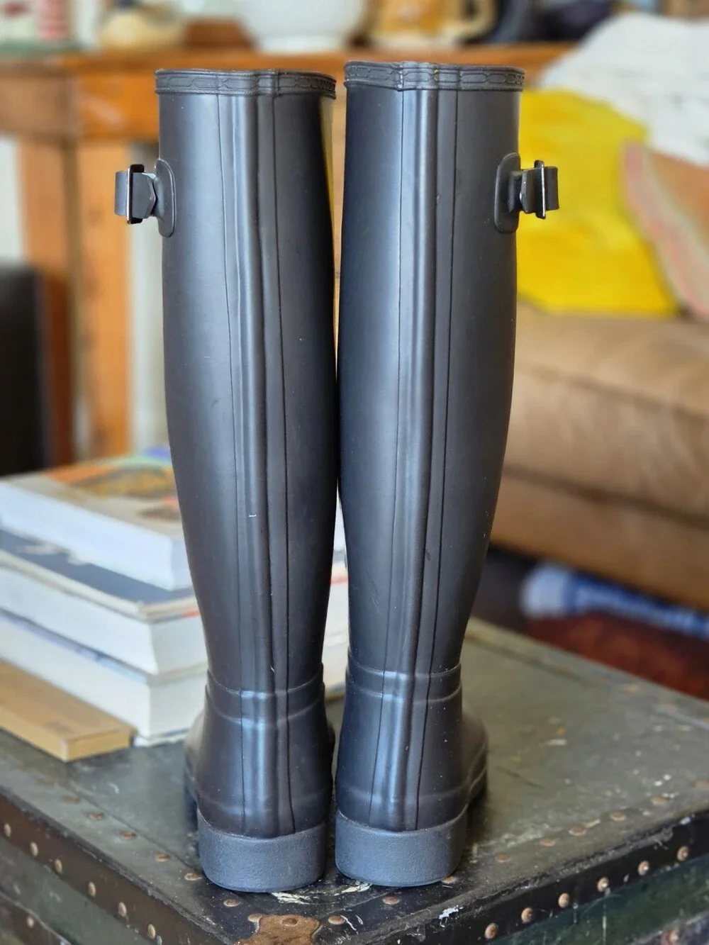 Hunter Classic Matte Black Tall Rain Boots